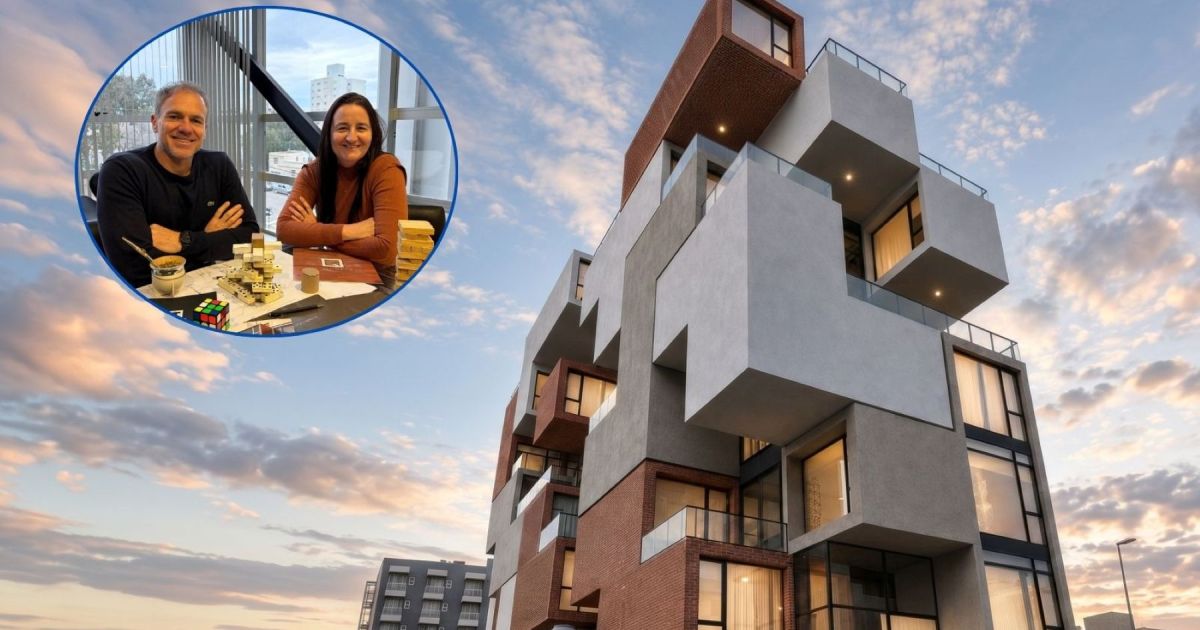 Edificios inspirados en juegos clásicos se levantan en Puerto Madryn