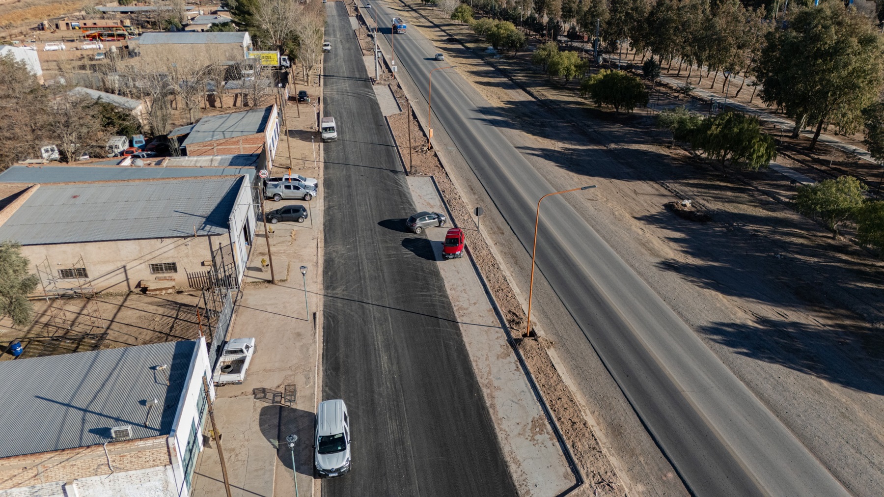 Se inicia la urbanización en el acceso por Ruta 22 a Plaza Huincul