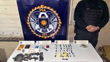 Cayó una pareja por presunta venta de drogas en Roca: secuestraron cocaína, marihuana y dinero