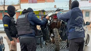 Golpe al narcomenudeo en Catriel: desbarataron un kiosco narco y recuperaron varias motos robadas