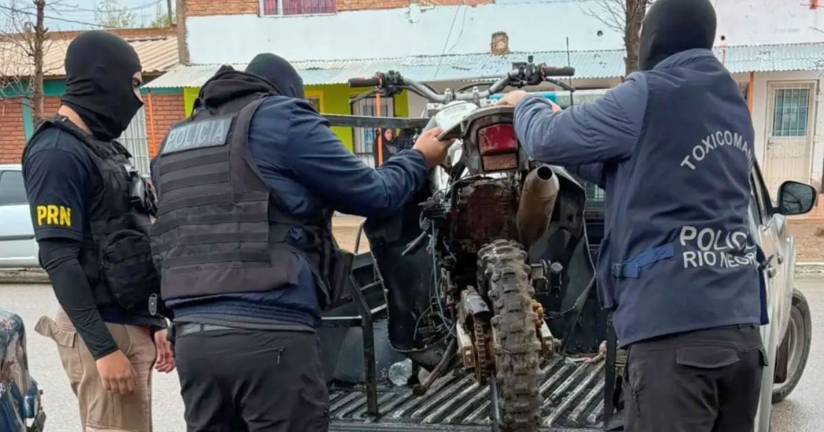 Desarticulan un kiosco narco en Catriel y recuperan motos robadas