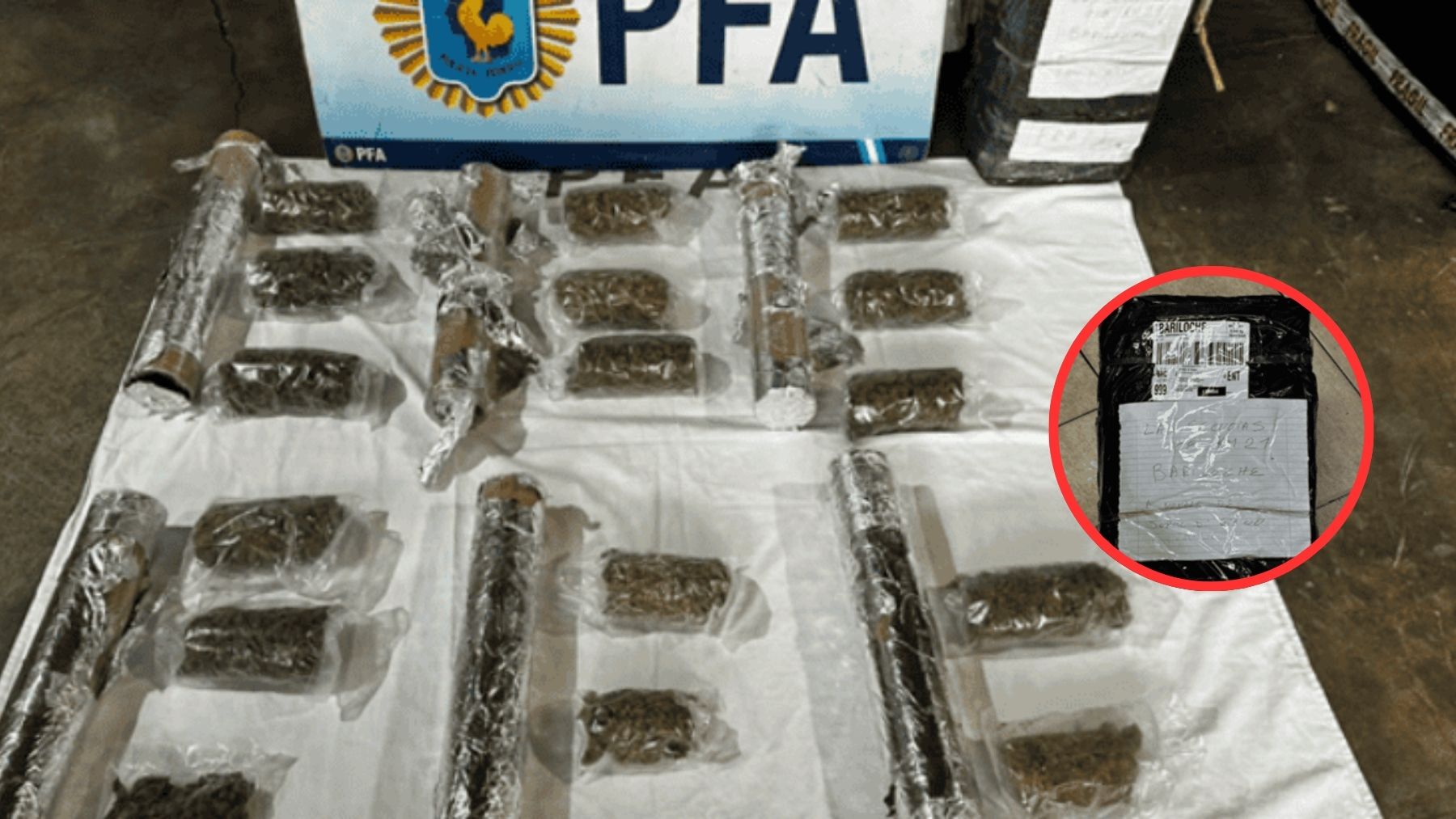 Allanamiento en Bariloche: secuestran marihuana y detienen a un sospechoso