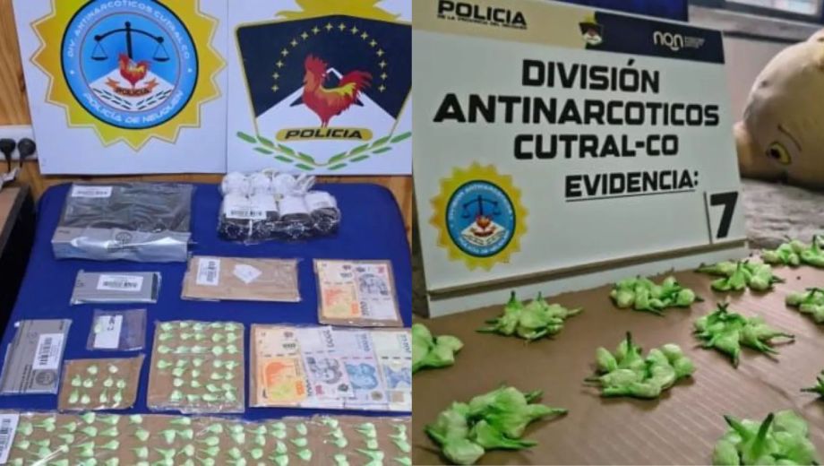 Golpe al narcomenudeo en Cutral Co: desbaratan una boca de expendio y secuestraron 350 dosis de cocaína