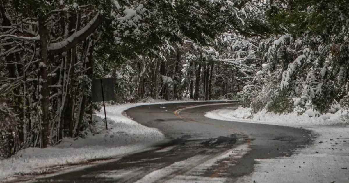 Niebla y hielo negro afectan rutas cordilleranas en Patagonia este 13 de julio