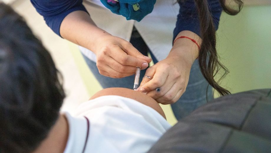Equipos de salud continúan con la campaña antigripal en toda la provincia, dirigida a los grupos con mayor riesgo de desarrollar complicaciones por influenza. Gentileza. 