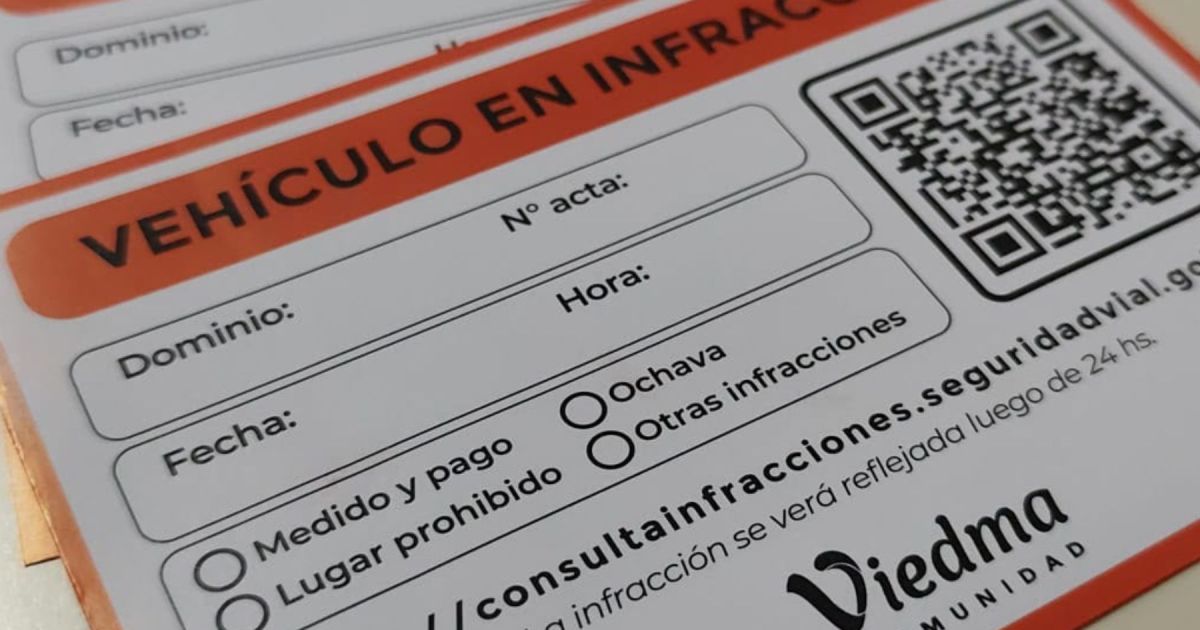 Nuevo sistema de multas en Viedma: atención al sticker en tu auto