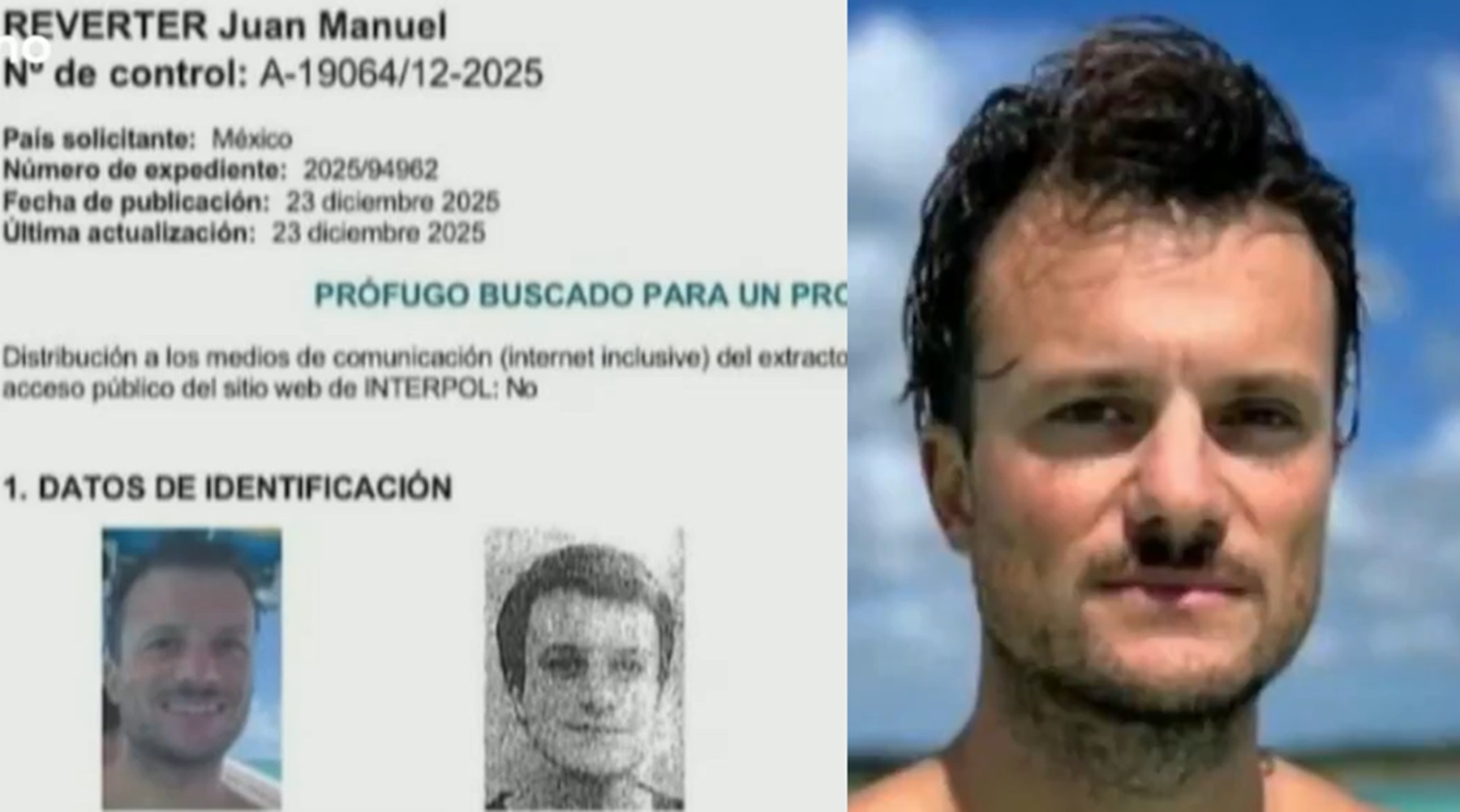 Detención de Juan Manuel Reverter, sospechoso del femicidio de Agostina Jalabert