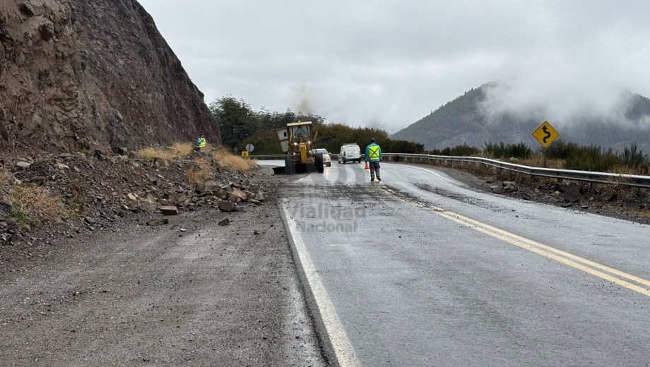 Vialidad Nacional solicitó transitar con extrema precaución. Foto: Vialidad Nacional.