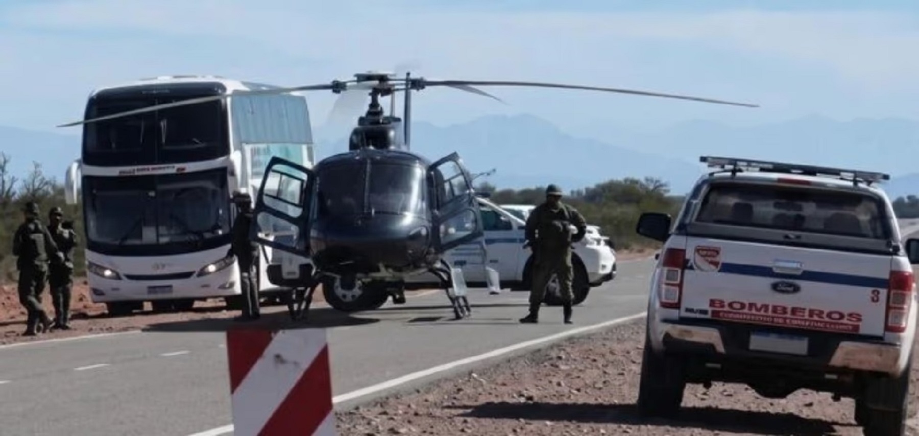 Rescatan la caja negra del helicóptero accidentado en San Juan