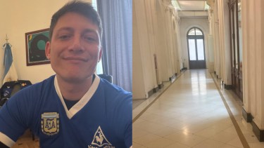 El picante cruce entre Santiago Caputo y Rodolfo Aguiar previo a Argentina vs Inglaterra