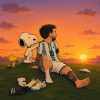 Imagen de Snoopy es hincha de la Selección Argentina: los tiernos posteos junto a Lionel Messi