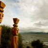 Imagen de Los guardianes de madera de la costanera de Bariloche vuelven a cobrar vida con una restauración integral