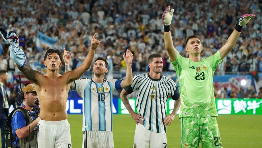 Argentina enfrentará a Egipto el martes en octavos de final. (Foto: Juano Tesone - Clarín Fotografía)