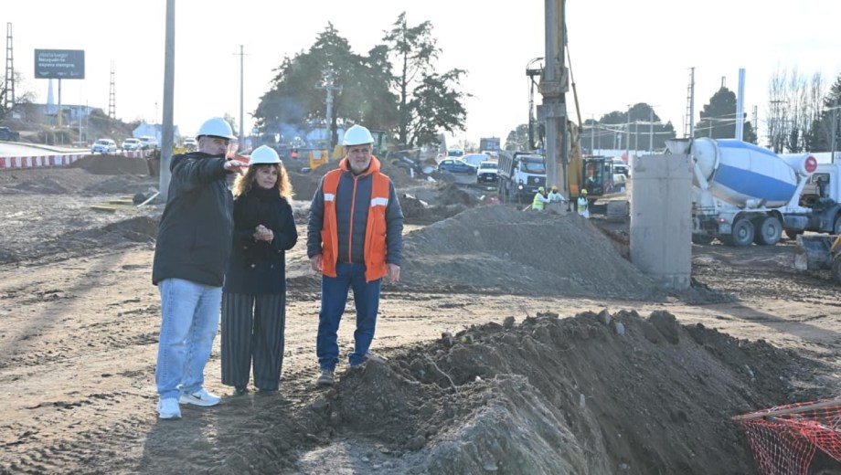 Neuquén acelera el viaducto de la Gran Avenida. Foto: gentileza 