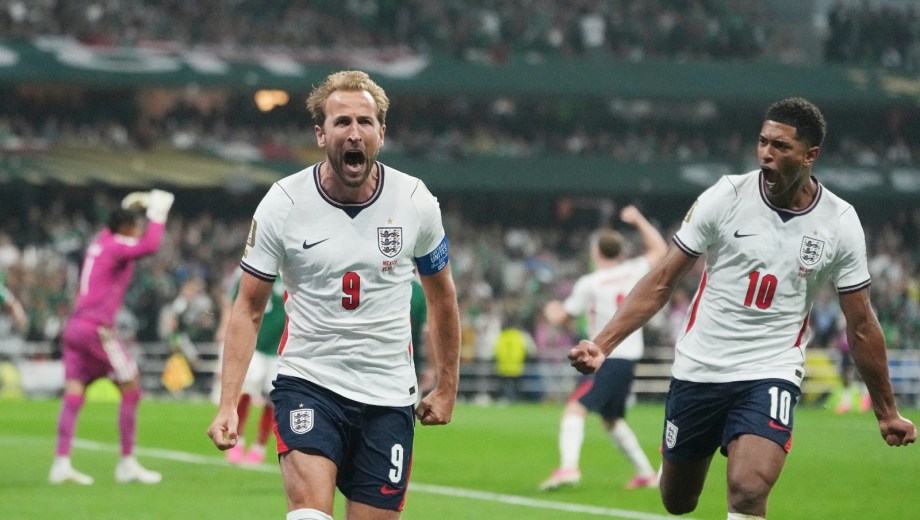 Harry Kane y Jude Bellingham hicieron los goles de Inglaterra ante México. (Foto: AP)