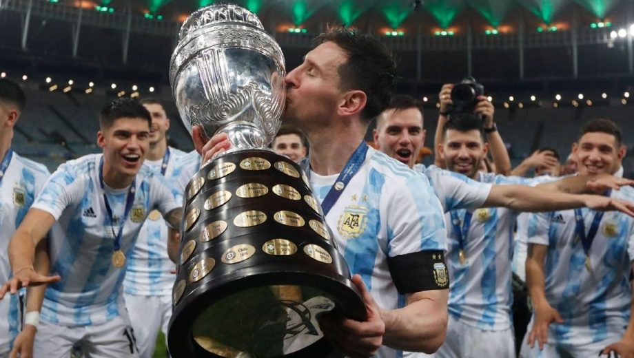 La Selección Argentina se consagró en el Maracaná ante Brasil el 10 de julio de 2021. 