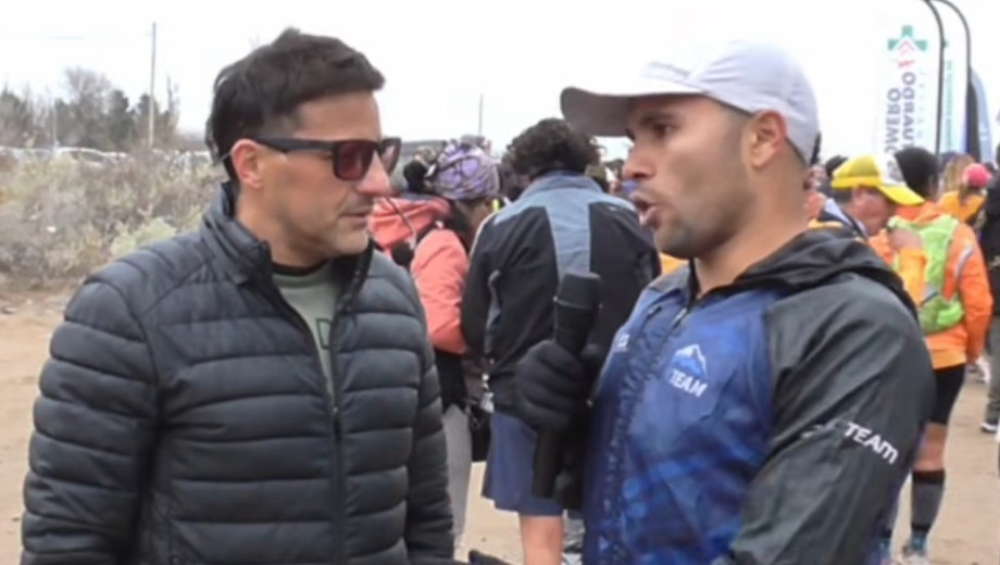 Fernando Castro fue agredido y no pudo continuar con la carrera. 