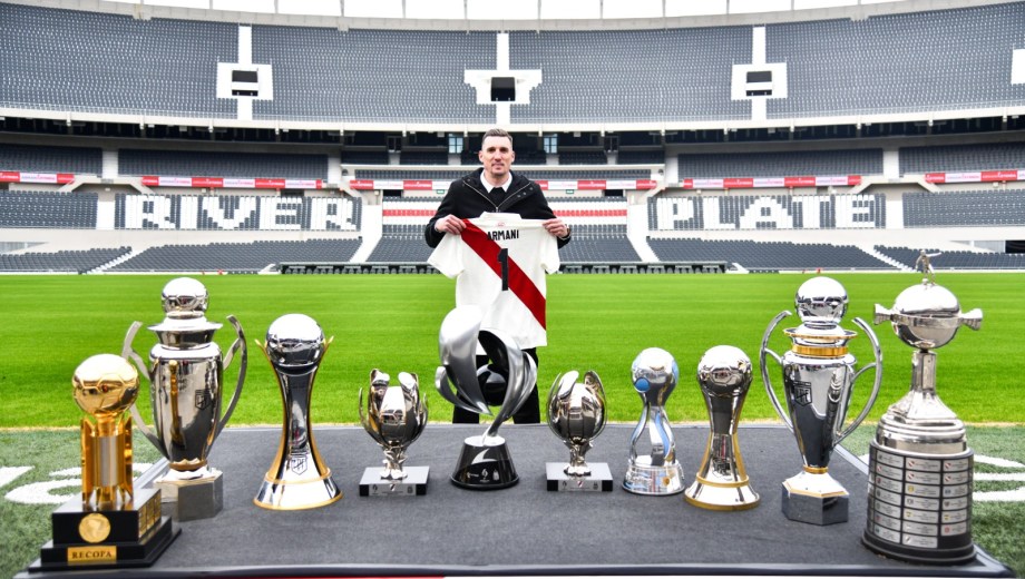 Franco Armani se despidió de River con 10 títulos.