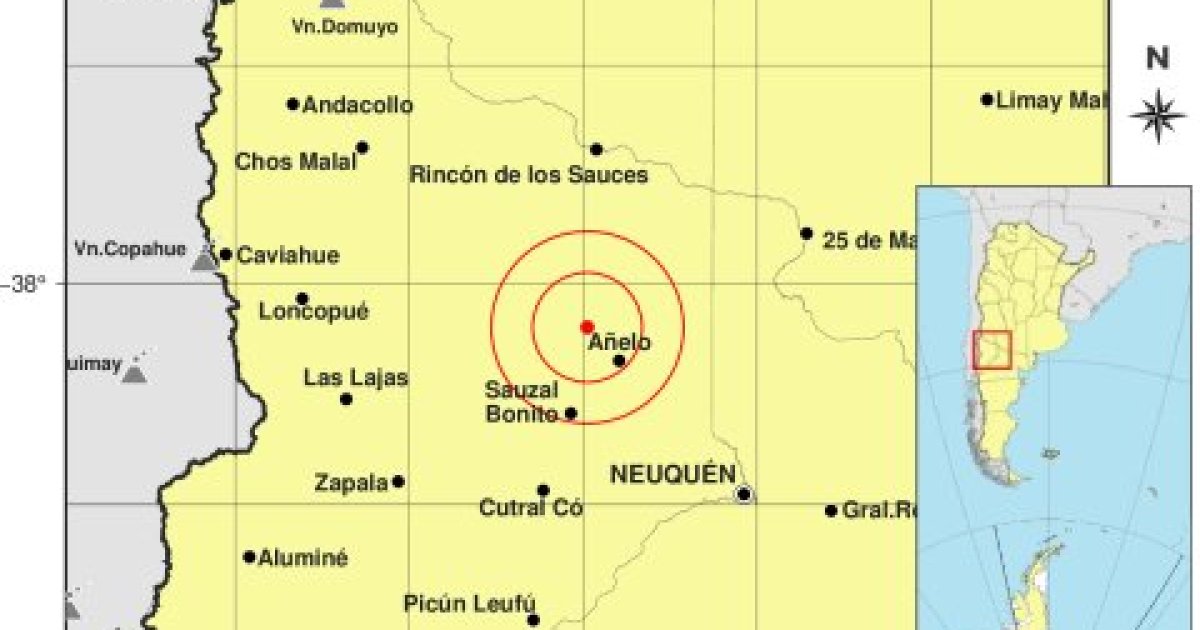 Nuevo sismo de 3,5 grados en Vaca Muerta fue registrado esta semana