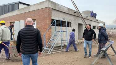 Cipolletti acelera los trabajos en el nuevo Centro Comunitario de barrio Don Bosco