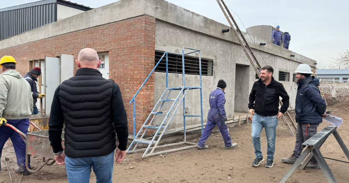 Cipolletti avanza en la construcción del nuevo Centro Comunitario en Don Bosco