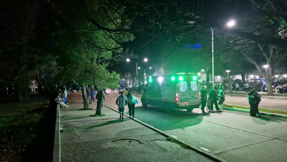 Tanbién se registran muchas emergencias después de los partidos. Foto: gentileza