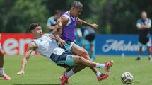 Imagen de La Selección entrena a puertas cerradas; ¿Nico González y Montiel asoman en el «once»?