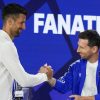 Imagen de ¡Los pibes de 39 años! Djokovic entrevistó en español a Messi a horas de la final del mundo