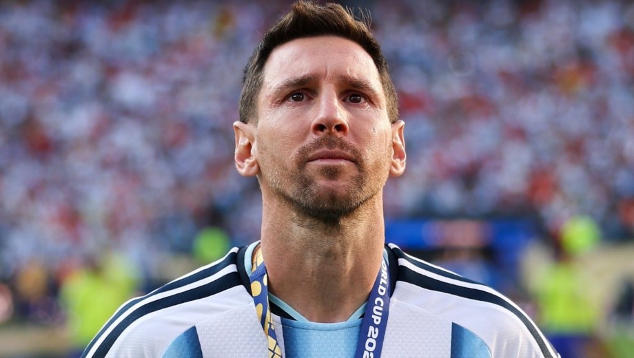 Lionel Messi se emocionó tras la premiación. (Foto: Getty images)