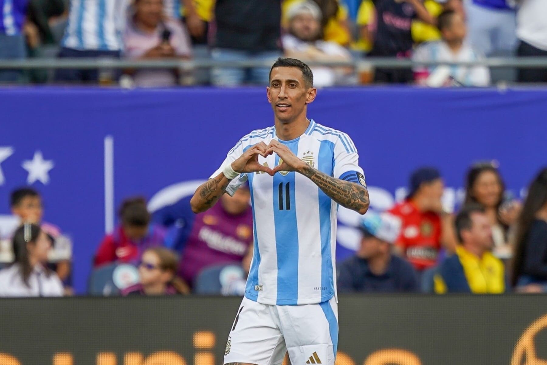 Di María bancó a la Selección Argentina con un emotivo mensaje: «Un país está orgulloso»