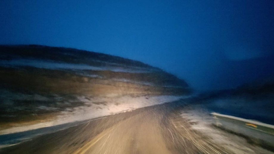 El paso Pino Hachado se encuentra cerrado hasta nuevo aviso. Foto: Vialidad Nacional. 