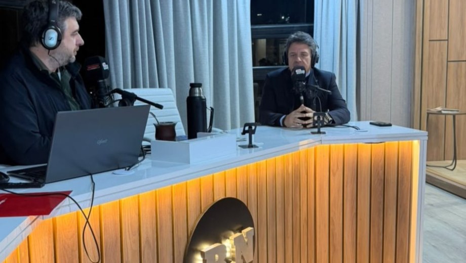 El intendente Mariano Gaido en los estudios de RN Radio