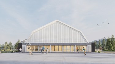 Con capacidad para 400 personas, así será el primer polideportivo cubierto de Senillosa