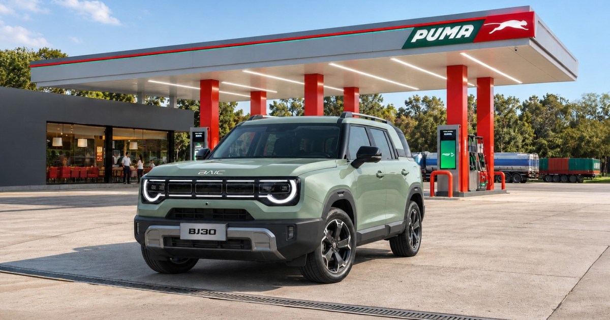 BAIC Argentina elige a Puma Energy como marca de combustibles y lubricantes