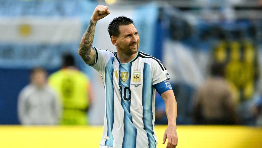 El capitán de la Selección Argentina .  (Photo by CHANDAN KHANNA / AFP)