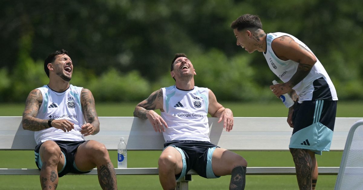 La Selección Argentina vuelve a los entrenamientos previos a la final del Mundial