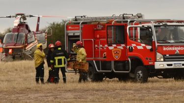 Tragedia en San Juan: siete muertos tras la caída de un helicóptero que iba a La Rioja a combatir incendios forestales