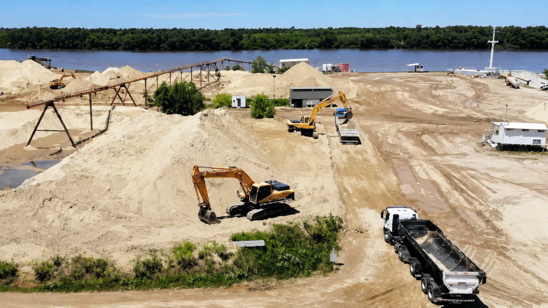 Un estudio reabre el debate sobre usar los ríos Limay y Negro para transportar arena hacia Vaca Muerta
