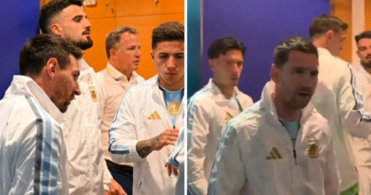 La motivadora charla de Messi antes de la final del Mundial