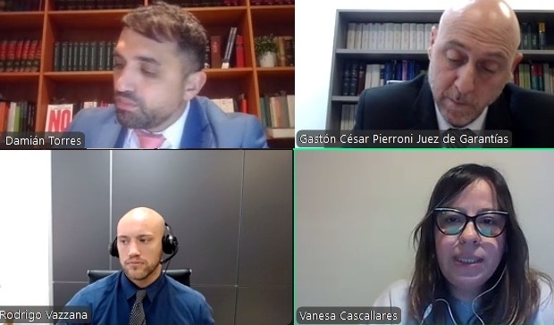 La audiencia de formulación de cargos realizada este miércoles. 