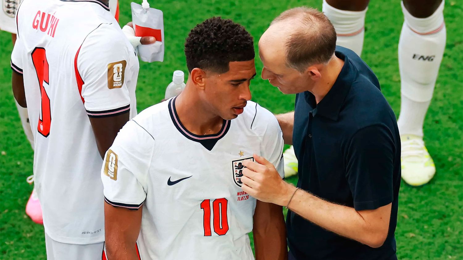 Tensión entre Bellingham y el DT de Inglaterra antes del partido contra Argentina