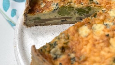 Tarta integral de brócoli y queso azul: una receta muy fácil para hacer en casa