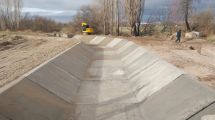 Imagen de Finalizaron obras en canales de riego que mejoran el abastecimiento de 6.000 hectáreas del Valle Medio
