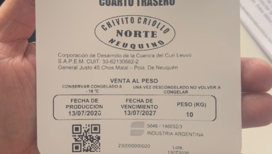 En el complejo de la Cordecc se habilitó el envasado de carne de chivo (Neuquén informa)