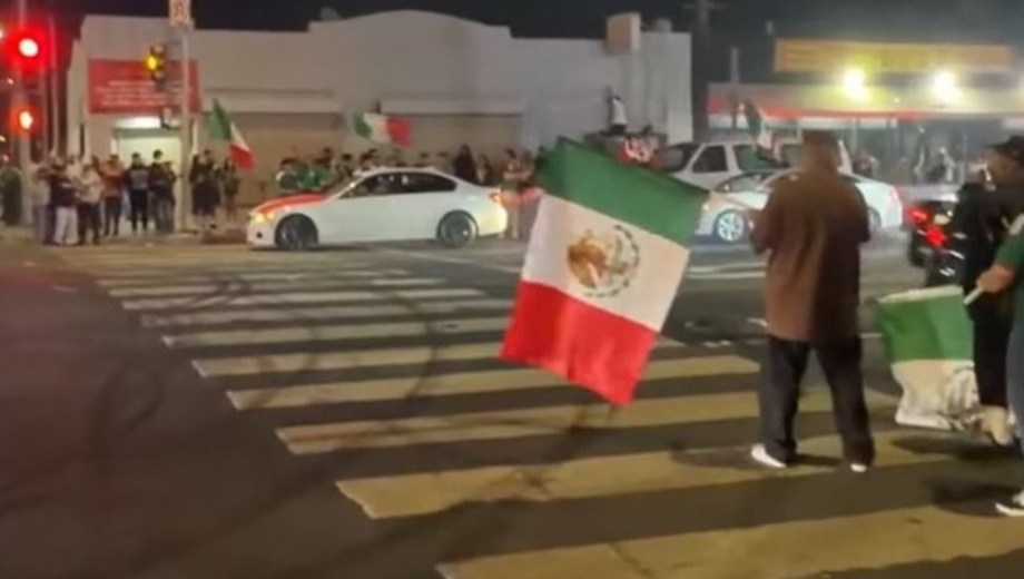 El ataque ocurrió en East Los Angeles luego de que Inglaterra eliminara a México.