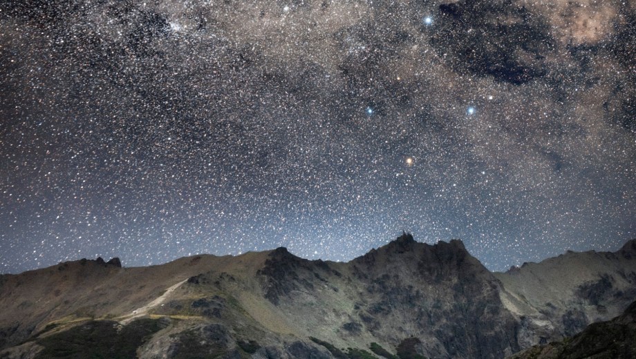 La fotografía desde Laguna Negra obtuvo el tercer puesto en el concurso nacional. Foito: gentileza