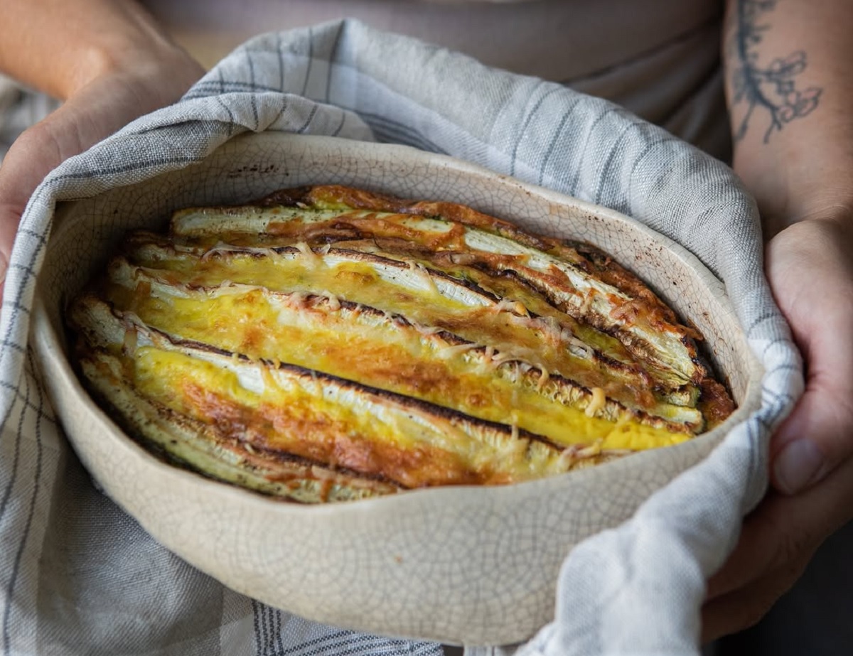 Receta de frittata de zucchini, espinaca y ricota para el invierno