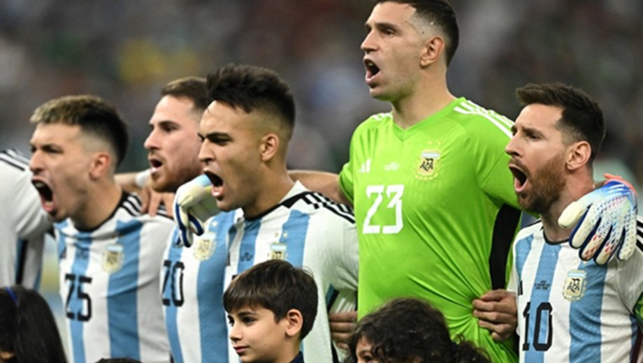 El Himno Nacional Argentino tendrá una versión especial cantada por los jugadores de la Selección.