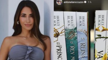 Antonela Roccuzzo mostró su biblioteca y sorprendió con los libros que más le gustan: fantasía, romance y suspenso