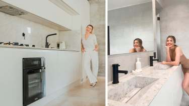 Así es la casa de Laurita Fernández: piedra natural, madera y un diseño mediterráneo que marca tendencia